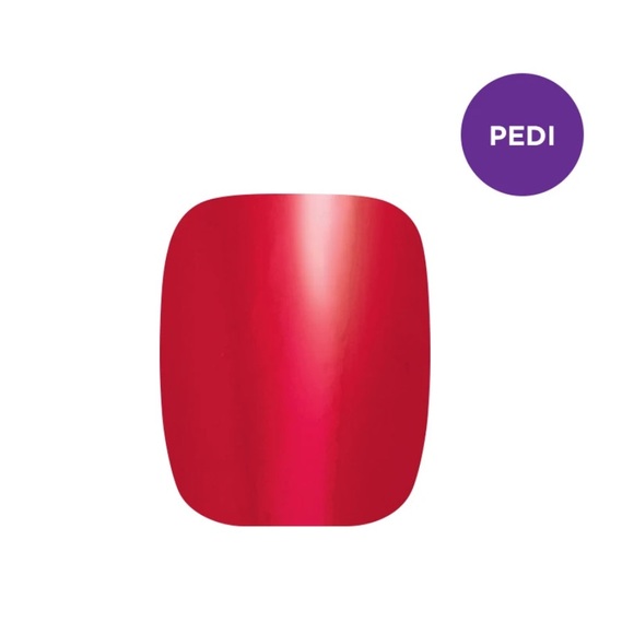 *Retired* Color Street: Baton Rougey (Pedicure) | Classic Red Solid Timeless - Picture 10 of 12